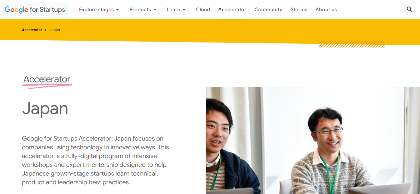 Google For Startups Accelerator Japan