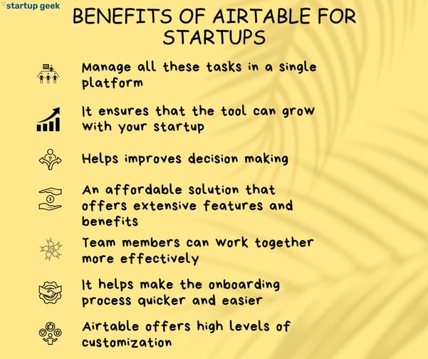 Benefits Of Airtable For Startups