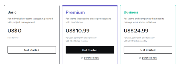 Asana Pricing