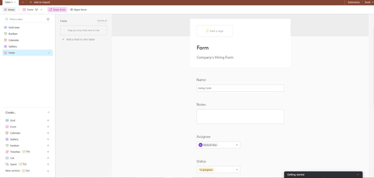 Forms and Linking Data