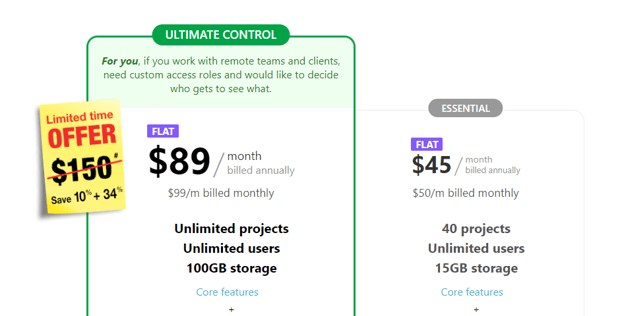 ProofHub Pricing