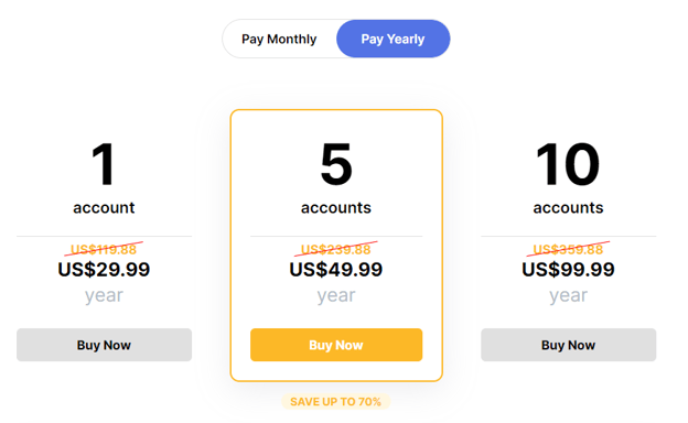 Clean Email Pricing 2