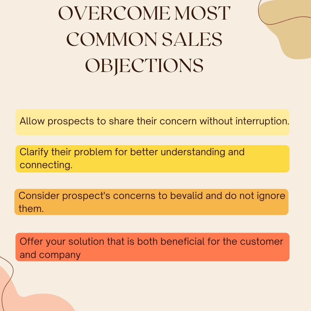 Overcome Most Common Sales Objections