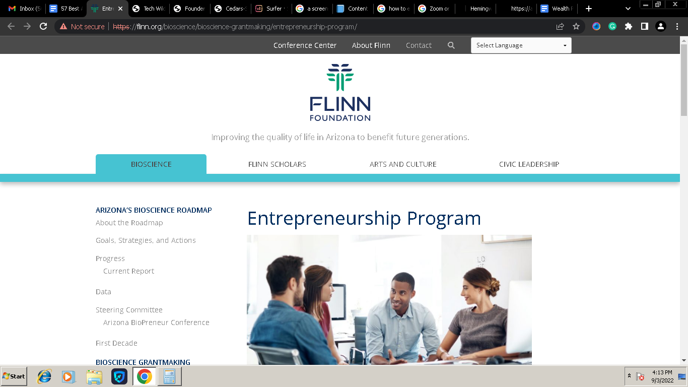 Flinn Foundation Bioscience Entrepreneurship Program