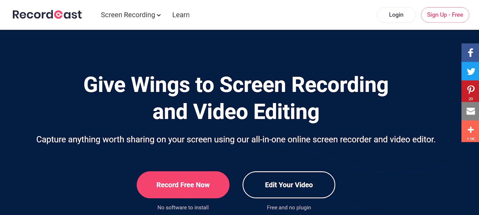 20+ Best Online Screen Recording Software For Founders